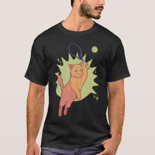 T-shirt Raquette de tennis pour chat athlète félin