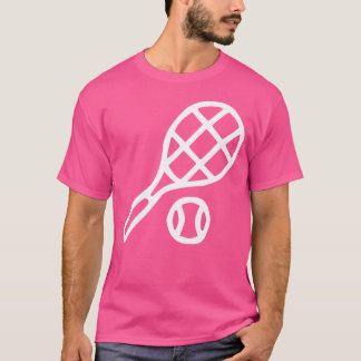 T-shirt Raquette Et Balle De Tennis