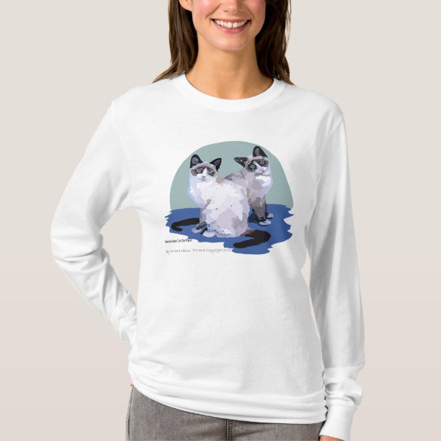 T-shirt Raquettes pour Pam (Devant)