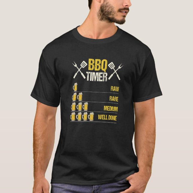 T-shirt Rare Brut Moyen Bien Fait Timer Grill (Devant)