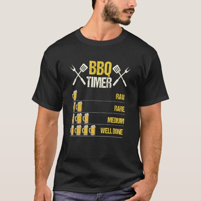 T-shirt Rare Brut Moyen Bien Fait Timer Grill (Devant)