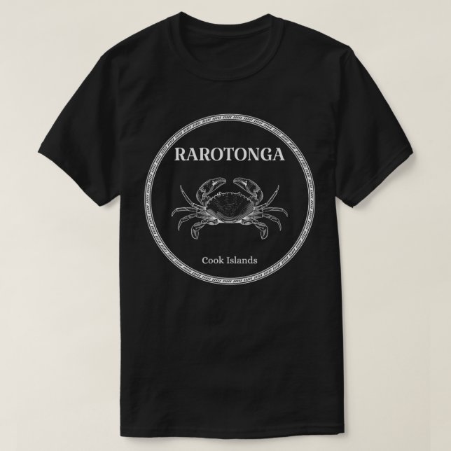 T-shirt Rarotonga Souvenir Îles Cook Paradis (Design devant)
