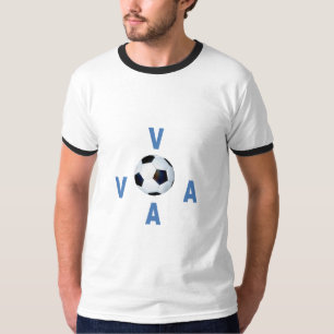 T-shirt ras de cou blanc noir VIRGINIA SPORT