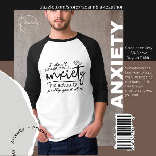 T-shirt ras-du-cou 3/4 manche Good at Anxiety