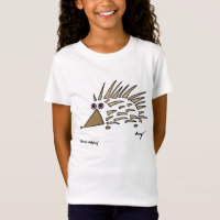 T-Shirt ras du cou Abstract Hedgehog Girls