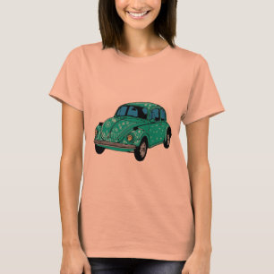 T-Shirt ras du cou Car Raglan Hippie Bleu