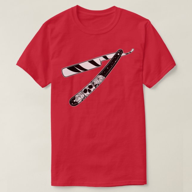T-shirt rasoir droit 2 (Design devant)