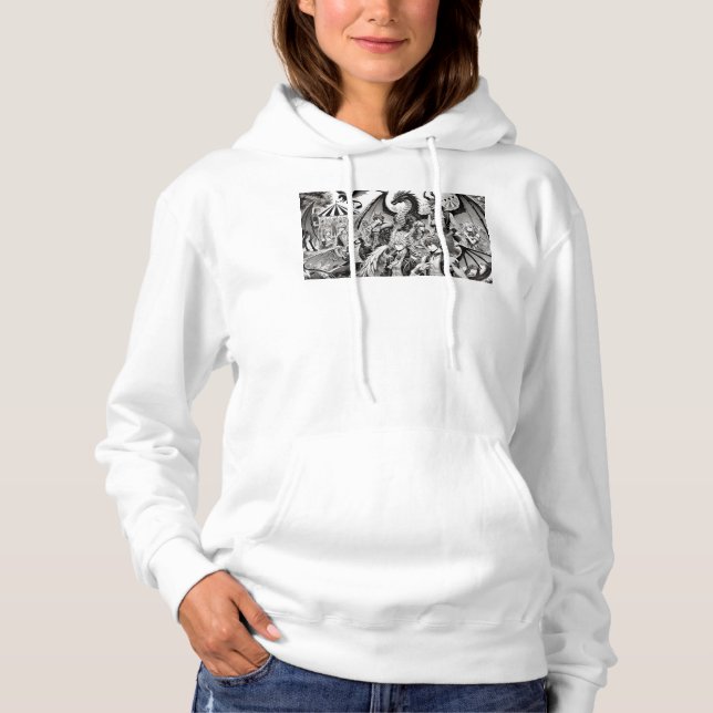 T-shirt Rassemblement de créatures fantastiques (Devant)