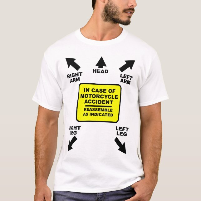 T-shirt Rassemblez l'humour drôle de chemise d'accidents (Devant)