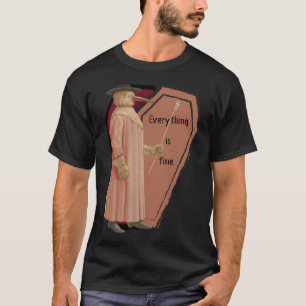 T-shirt Rassurer le médecin de la peste Tout va bien
