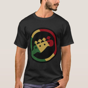 T-shirt Rasta Bass Guitare Musique Idée cadeau Tea New Gui