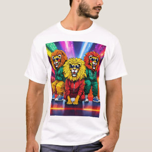 T-shirt Rasta Lion Breakdance Extravaganza