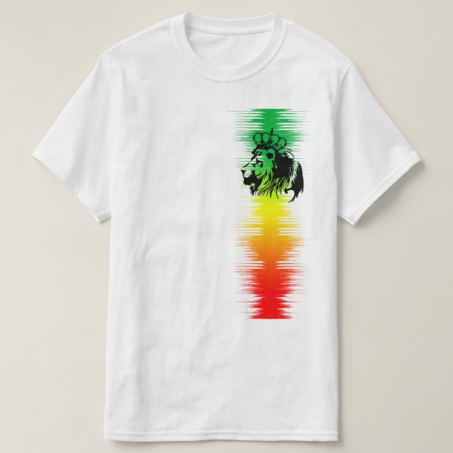 T-shirt Rasta - Lion de Juda (Design devant)