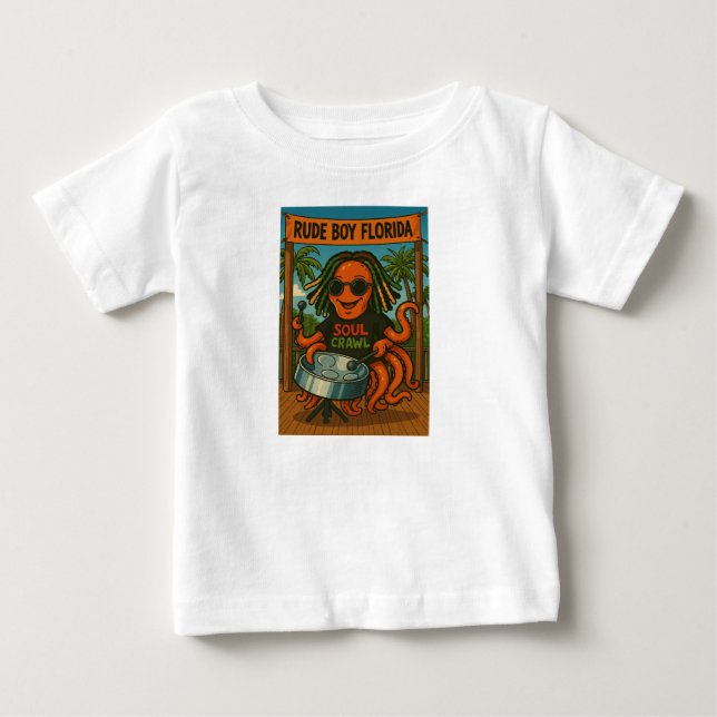 T-shirt Rasta Octopus (Devant)