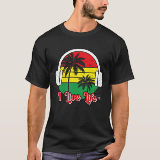 T-shirt Rasta Reggae Jamaïque Sunset Vacances jamaïcaines 