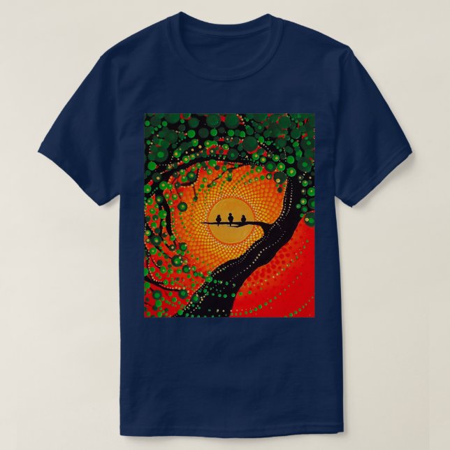 T-shirt Rasta Three Little Birds 1 (Design devant)