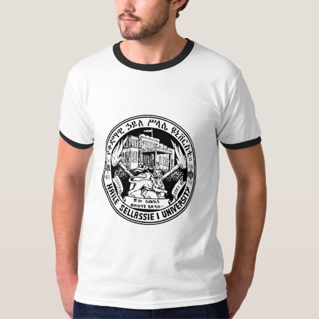 T-shirt Rastafari, université de Haile Selassie I - (Devant)