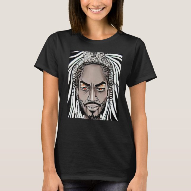 T-shirt Rastaman Reggae Dub Jah Rasta design Premium_21 (Devant)