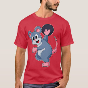 T-shirt Rat à Bowling avec Bowling boule