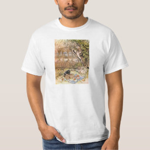 T-shirt Rat And Mole Pique-Nique - Arthur Rackham