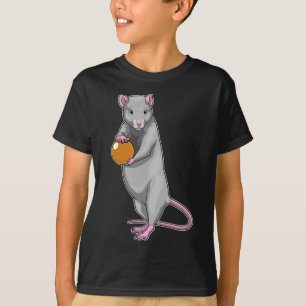 T-shirt Rat Bowling Boule de Bowling Sports