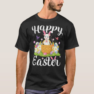 T-shirt Rat Chasse aux oeufs de Pâques Rat floral Dimanche