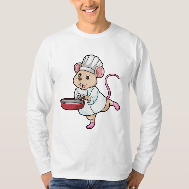 T-shirt Rat comme Cuire avec Pan & Cuisine casquette (Devant)
