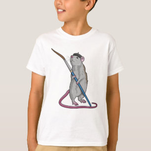 T-shirt Rat comme Peintre avec pinceau