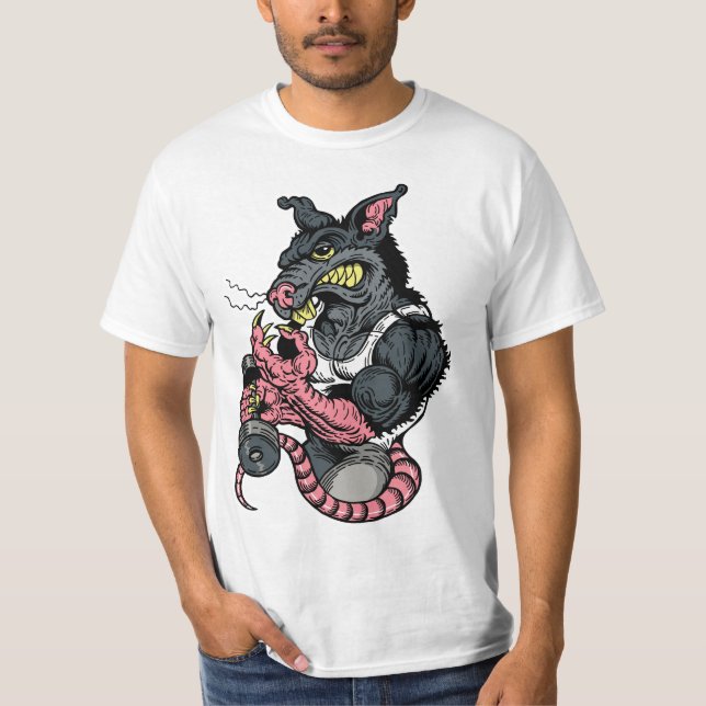 T-SHIRT RAT DE GYM (Devant)