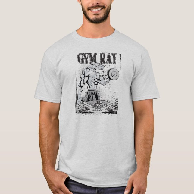 T-shirt Rat de gymnase (mâle) (Devant)