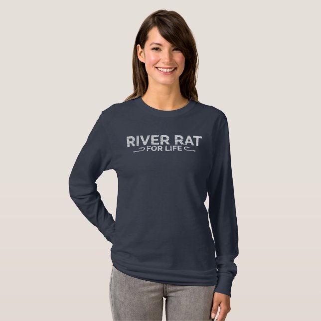 T-shirt Rat de rivière pendant la vie (Devant entier)