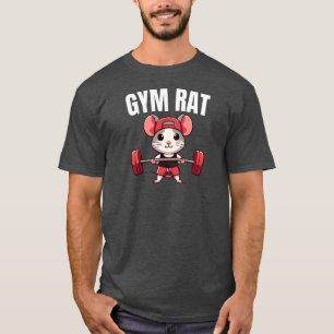T-shirt Rat De Salle De Sport Drôle