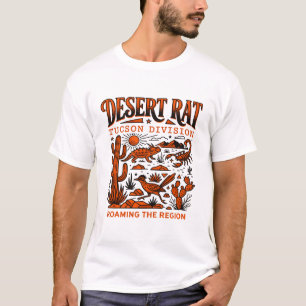 T-shirt Rat du désert Tucson Arizona Nature Illustrations 