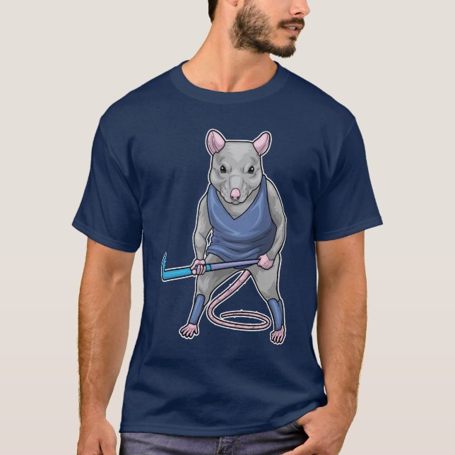 T-shirt Rat Field Hockey bâton (Devant)