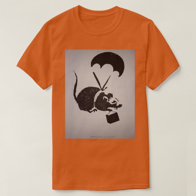 T-shirt Rat parachuté (Design devant)