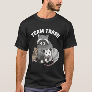 T-shirt Rat Raccoon Racoon Opossum Possum Team Trac