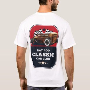 T-shirt Rat rod classique voiture club
