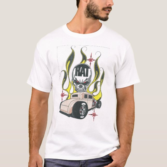 T-shirt Rat Rod Design 2 (Devant)