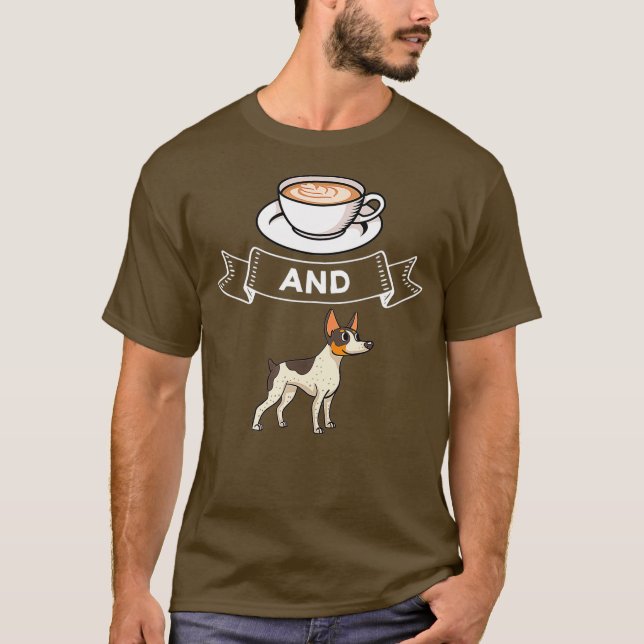 T-shirt Rat Terrier Chien Chien Chien Chien Chien Chien Ch (Devant)