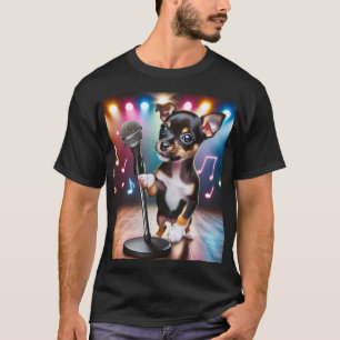 T-shirt Rat Terrier jouet chantant