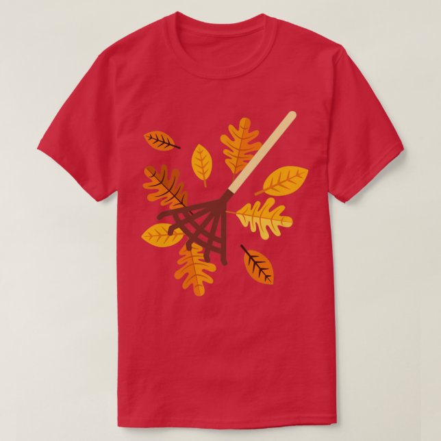 T-shirt Râteau d'automne (Design devant)