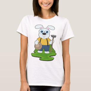 T-shirt Râtelier de cultivateur de lapins