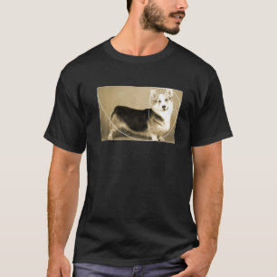 T-shirt Ratio d'or Corgi Fibonacci Math spirale