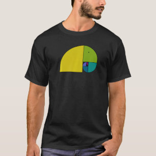 T-shirt Ratio d'or Eléphant Fibonacci Spirale 2 Fan Fun