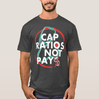 T-shirt Ratios des casquettes non payés Infirmières nation
