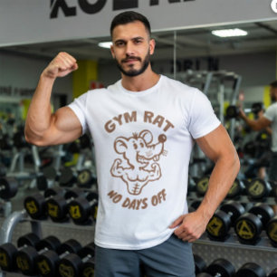 T-shirt Raton de gym - Fitness drôle de musculation
