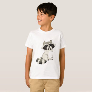 T-shirt Raton laveur adorable de rire
