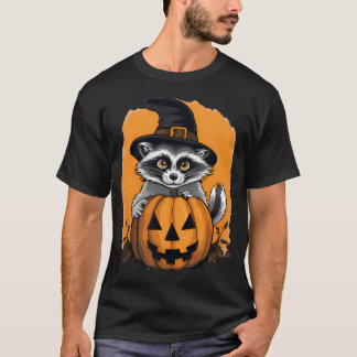 T-shirt Raton laveur d'Halloween