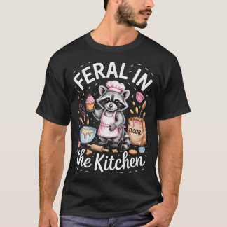 T-shirt Raton laveur drôle dans la cuisine Boulangerie Cui