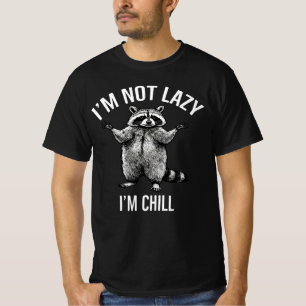 T-shirt Raton laveur drôle et décontracté - "Je ne suis pa